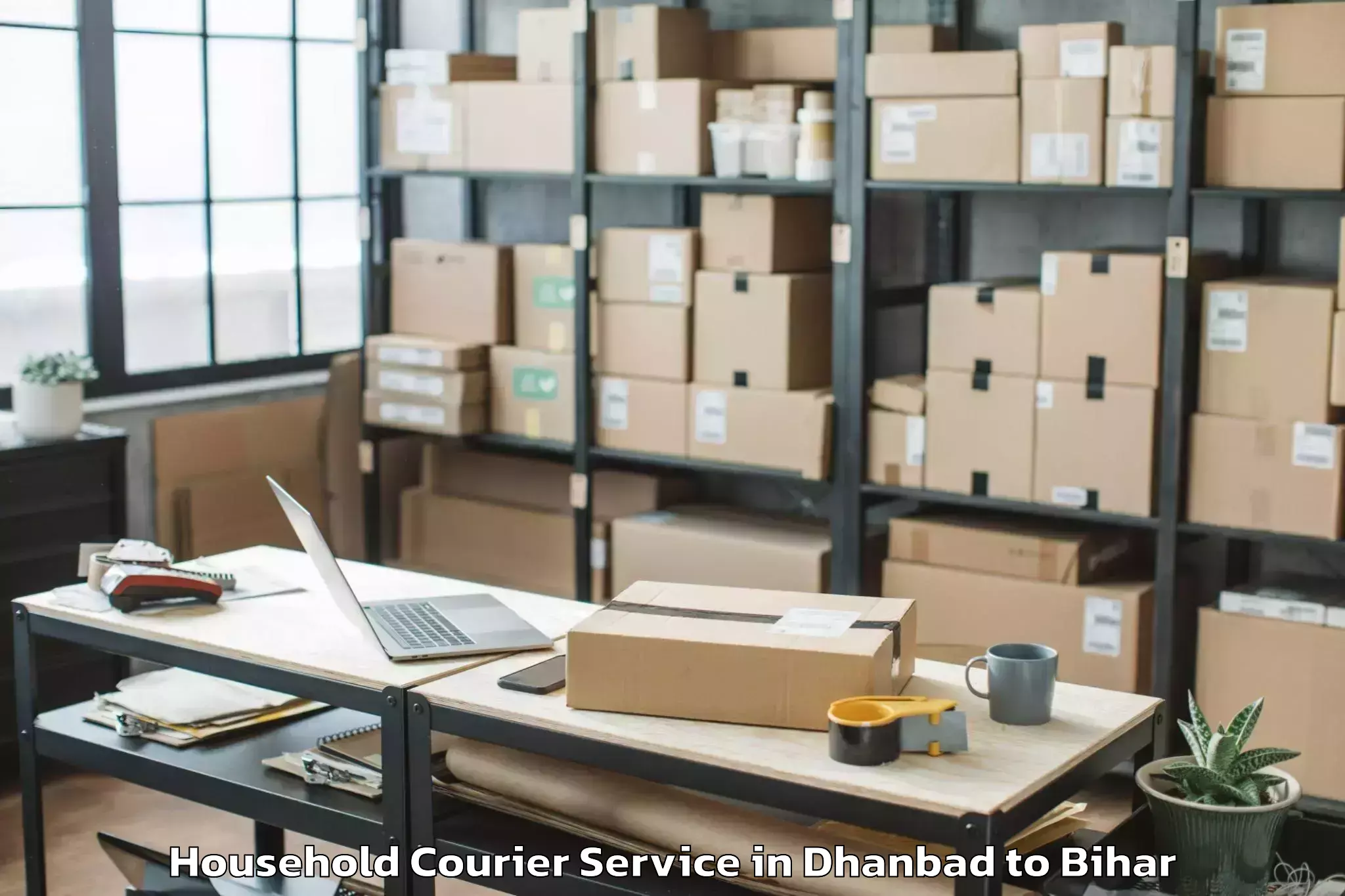 Professional Dhanbad to Bikramganj Household Courier